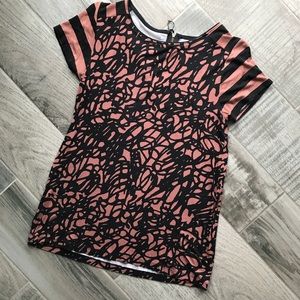 LOFT Tops - Mixed pattern tee LOFT Tops - Mixed pattern tee